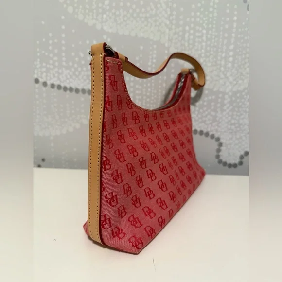 NWOT DOONEY & BOURKE MINI SHORT SHOULDER BAG, RED - Picture 6 of 6
